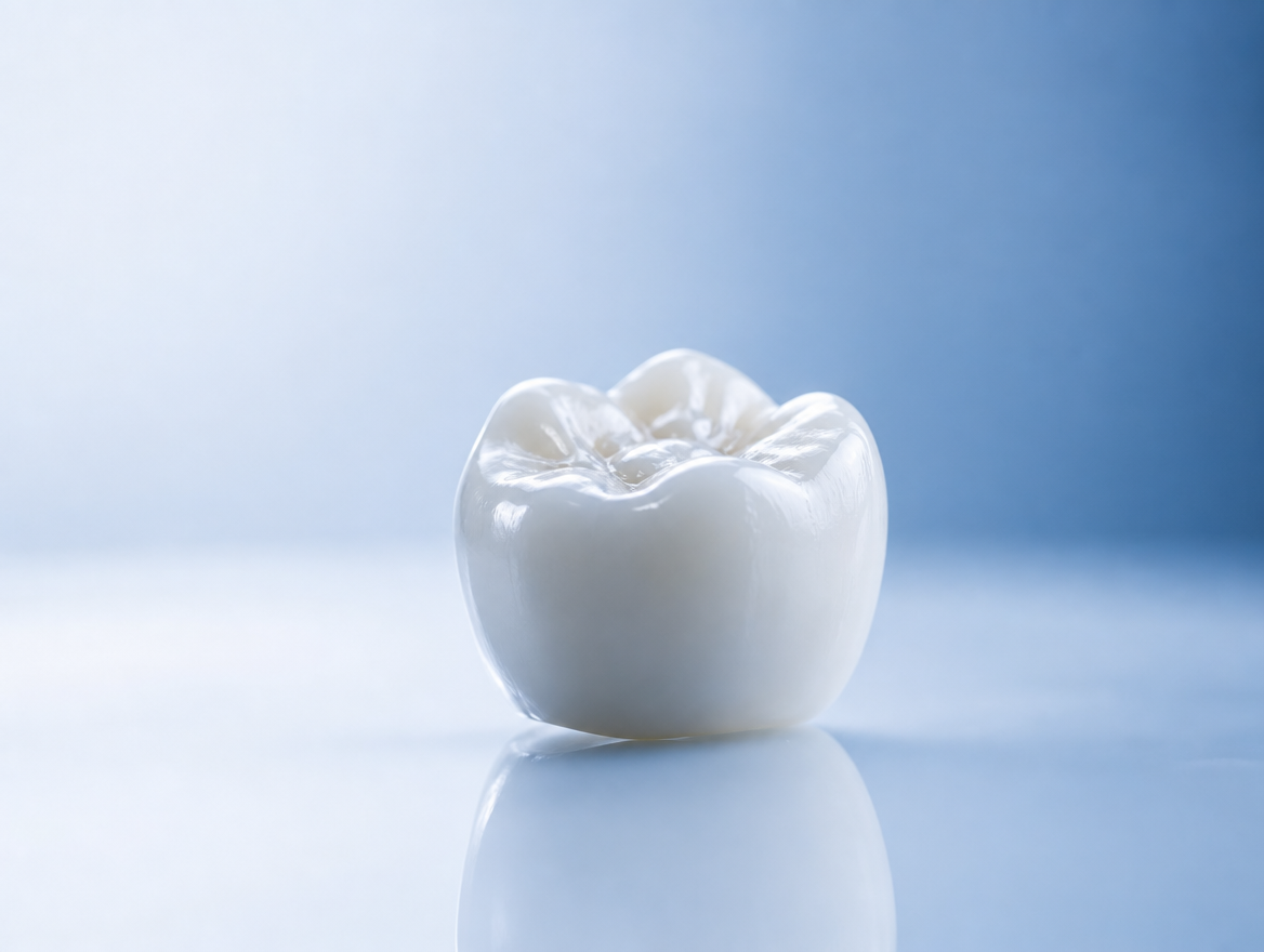 Corona de porcelana sobre zirconio